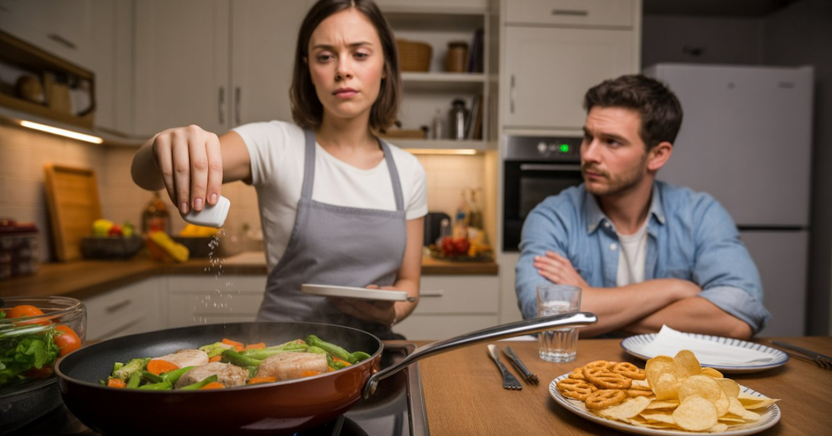 Boyfriend With High Blood Pressure Asks Girlfriend To Cut Salt From Meals, She Stands Her Ground Boyfriend With High Blood Pressure Asks Girlfriend To Cut Salt From Meals, She Stands Her Ground