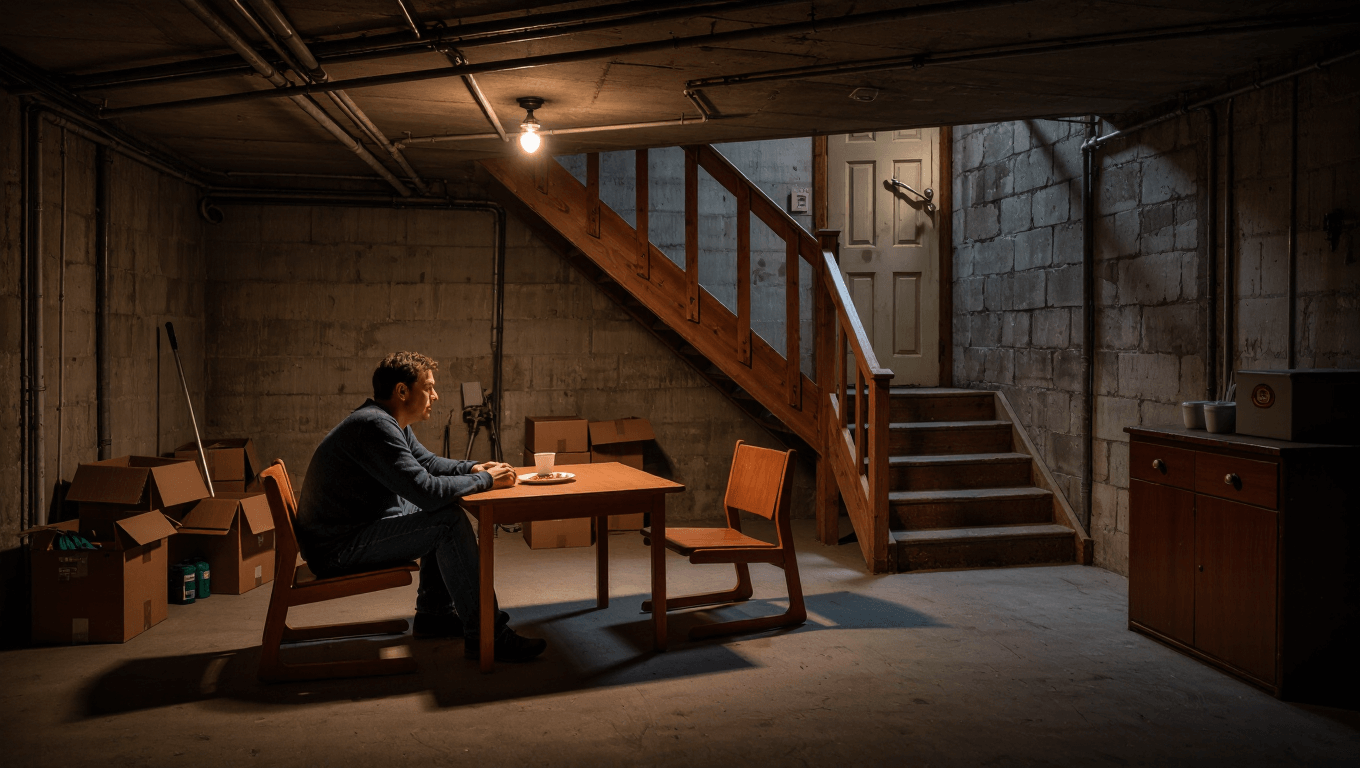 Boyfriend Locks Basement Door After Girlfriend Uses Mealtime to Attack Him