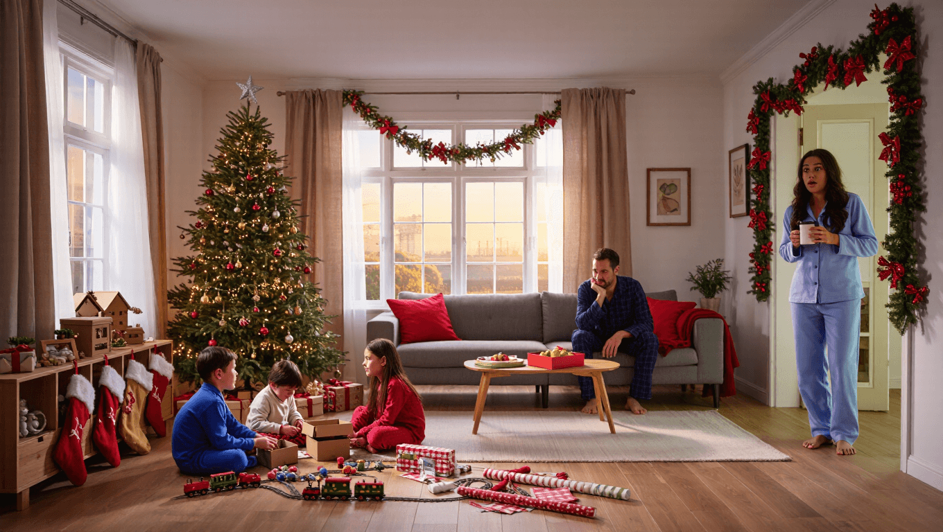 Mom Explodes After Husband Lets Kids Open Every Christmas Gift Without Her