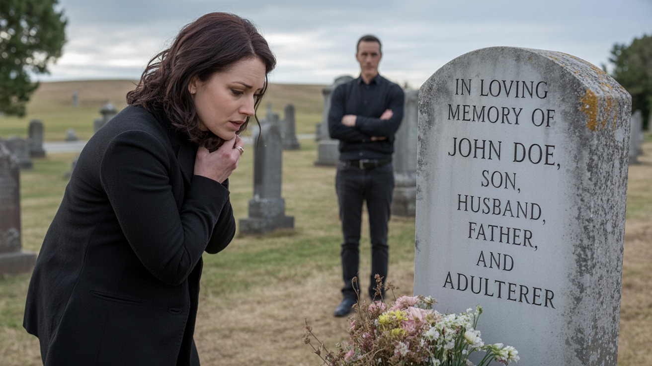Son Refuses To Pay For Changing Father’s Gravestone After His Mom Calls Him An “Adulterer” Son Refuses To Pay For Changing Father’s Gravestone After His Mom Calls Him An “Adulterer”
