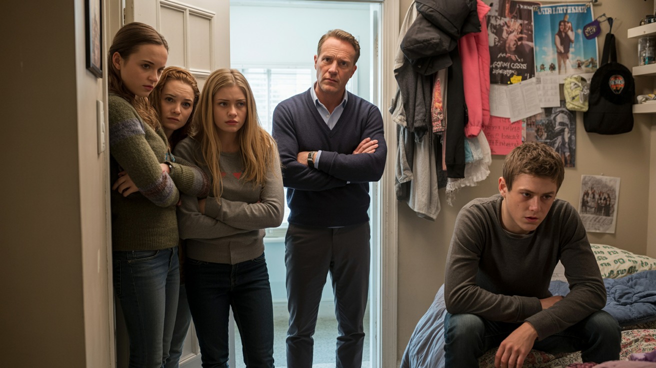 Dad Kicks Daughter’s Friends Out Of House After Infringing On Son’s Space Dad Kicks Daughter’s Friends Out Of House After Infringing On Son’s Space