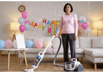 Husband Shocks Wife by Gifting a Vacuum for Her 50th Birthday Husband Shocks Wife by Gifting a Vacuum for Her 50th Birthday
