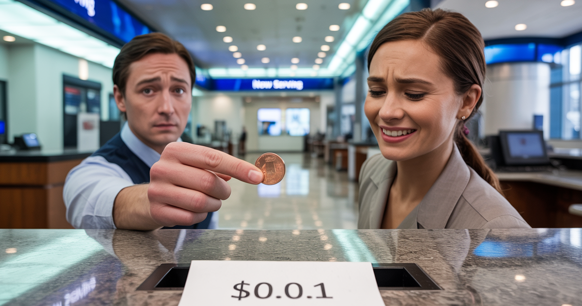 Customer Forced To Keep “Inactive” Bank Account Alive By Withdrawing One Penny Every Two Years Customer Forced To Keep “Inactive” Bank Account Alive By Withdrawing One Penny Every Two Years