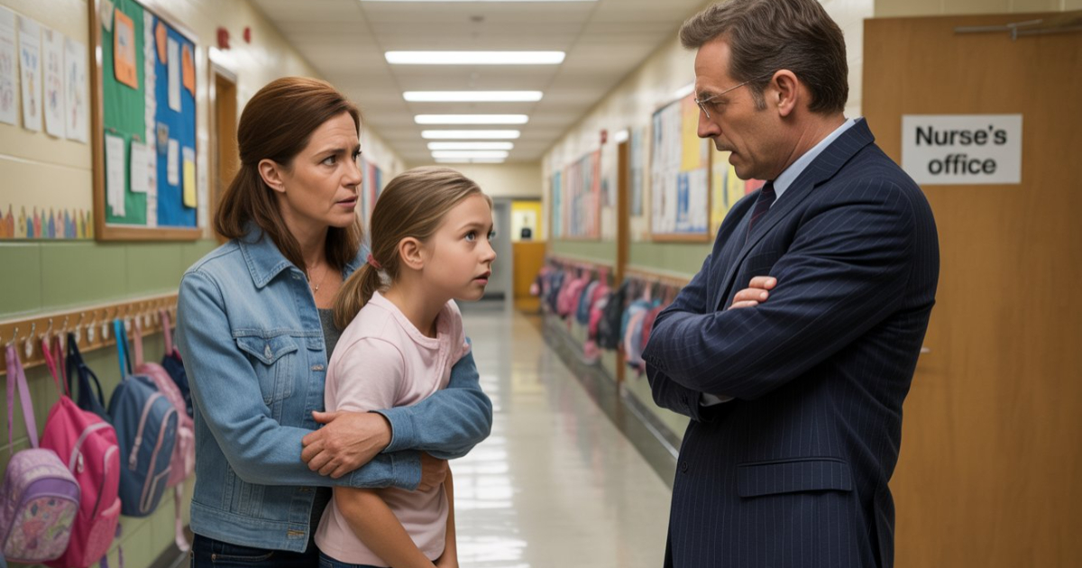 Principal Punishes A Vomiting Seven-Year-Old, Mom Responds By Giving Her The Best Week Ever Principal Punishes A Vomiting Seven-Year-Old, Mom Responds By Giving Her The Best Week Ever