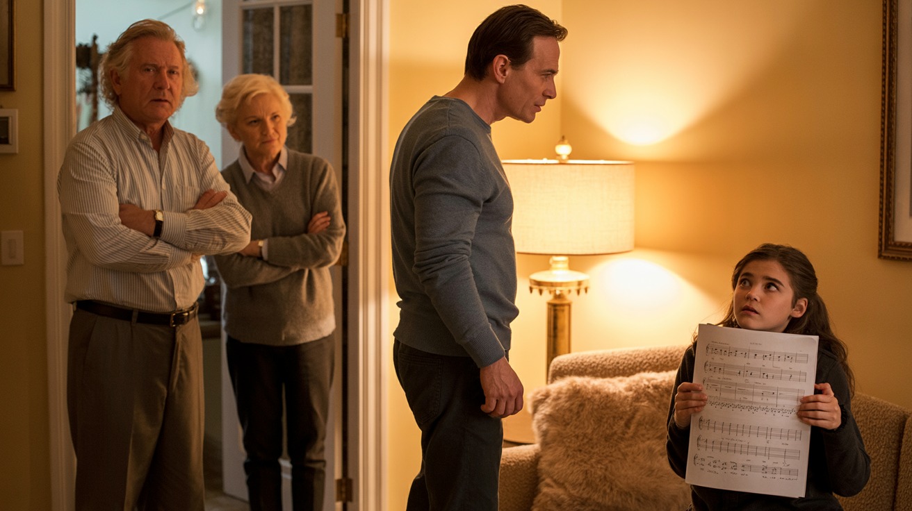 Dad Kicks Parents Out After They Mock His Daughter’s Piano Performance Dad Kicks Parents Out After They Mock His Daughter’s Piano Performance