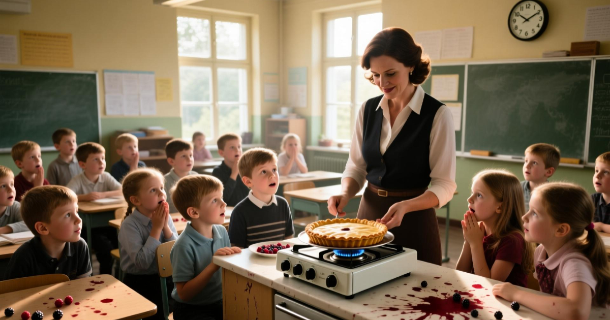 Teacher Steals Kids’ Blackberries, Cooks Pie In Class, And Then Eats It Herself—Here’s What Happened Teacher Steals Kids’ Blackberries, Cooks Pie In Class, And Then Eats It Herself—Here’s What Happened