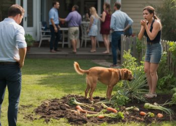 Woman Hosts Party, Friend Dumps Dog In Garden, Then Demands Answers When It Gets Sick