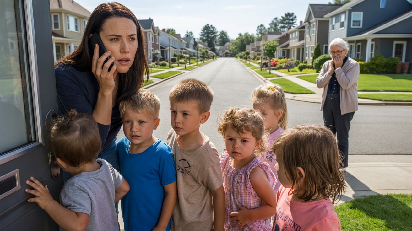 Neighbor Dumps Six Kids On Doorstep, Woman Calls Child Services, Husband Calls Her A Cow Neighbor Dumps Six Kids On Doorstep, Woman Calls Child Services, Husband Calls Her A Cow