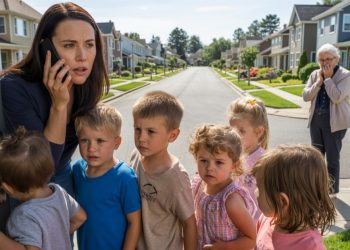 Neighbor Dumps Six Kids On Doorstep, Woman Calls Child Services, Husband Calls Her A Cow