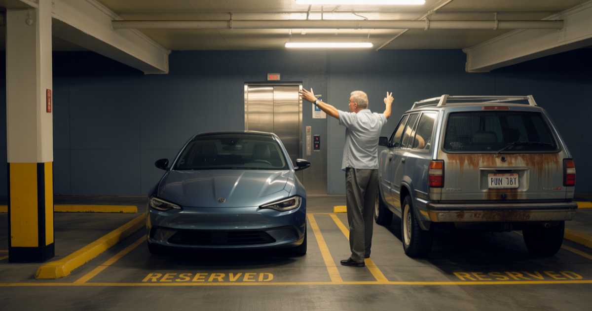 Male Karen Throws A Fit Over Parking, Accidentally Inspires The Pettiest Revenge