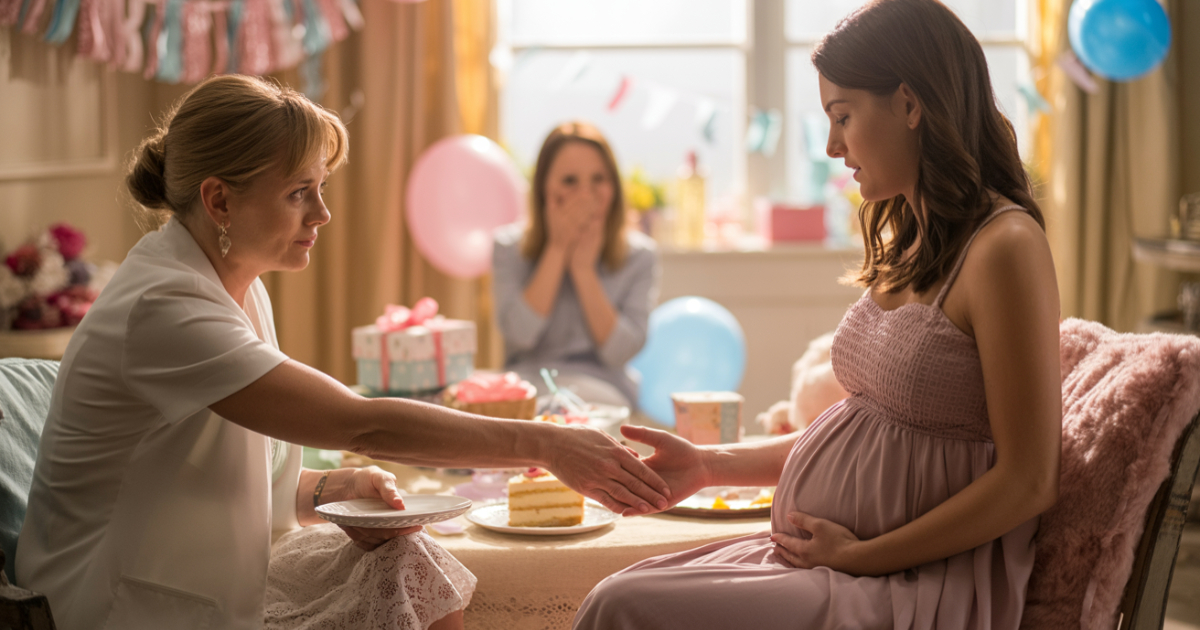 Pregnant Woman Calls Out MIL For Ignoring Boundaries, Everyone At Baby Shower Watches Pregnant Woman Calls Out MIL For Ignoring Boundaries, Everyone At Baby Shower Watches