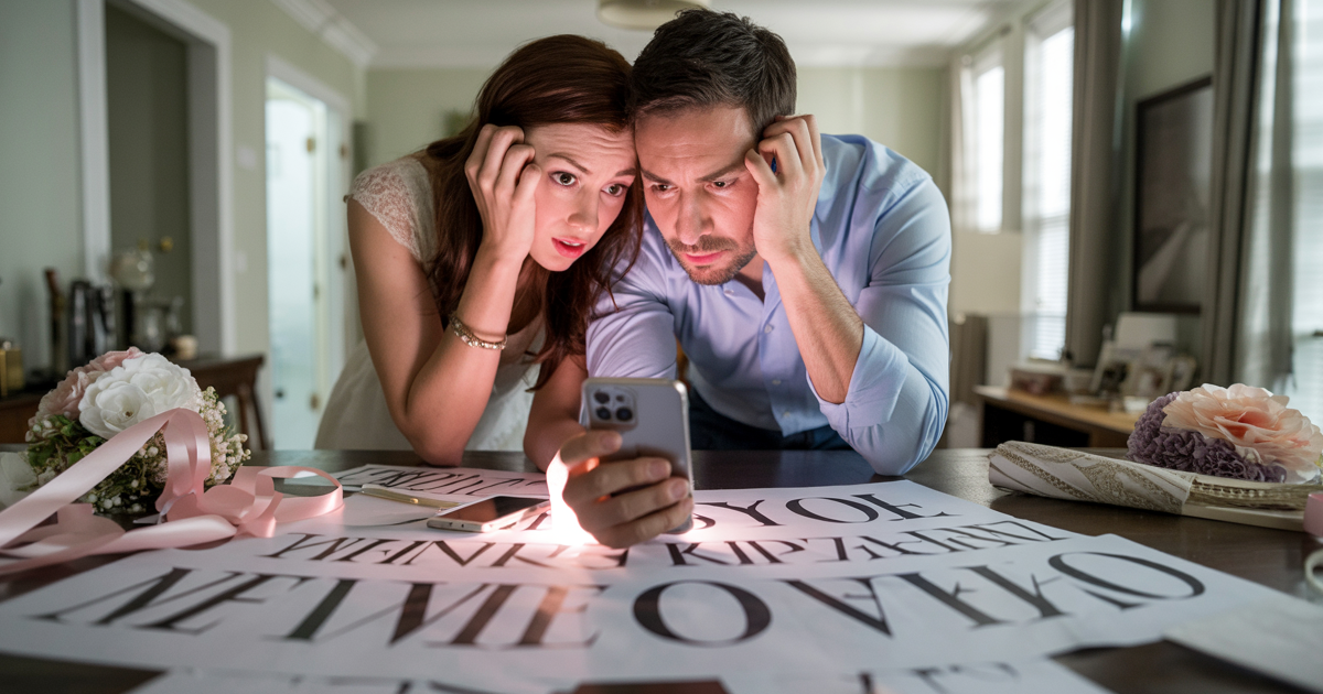 Couple Sends Invoice After Being Cut From Family Wedding They Were Asked To Work For Free