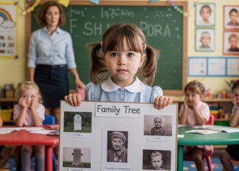 Woman Criticized For Letting Daughter Present Family Tree Project Featuring Dead Ancestors And Headstones