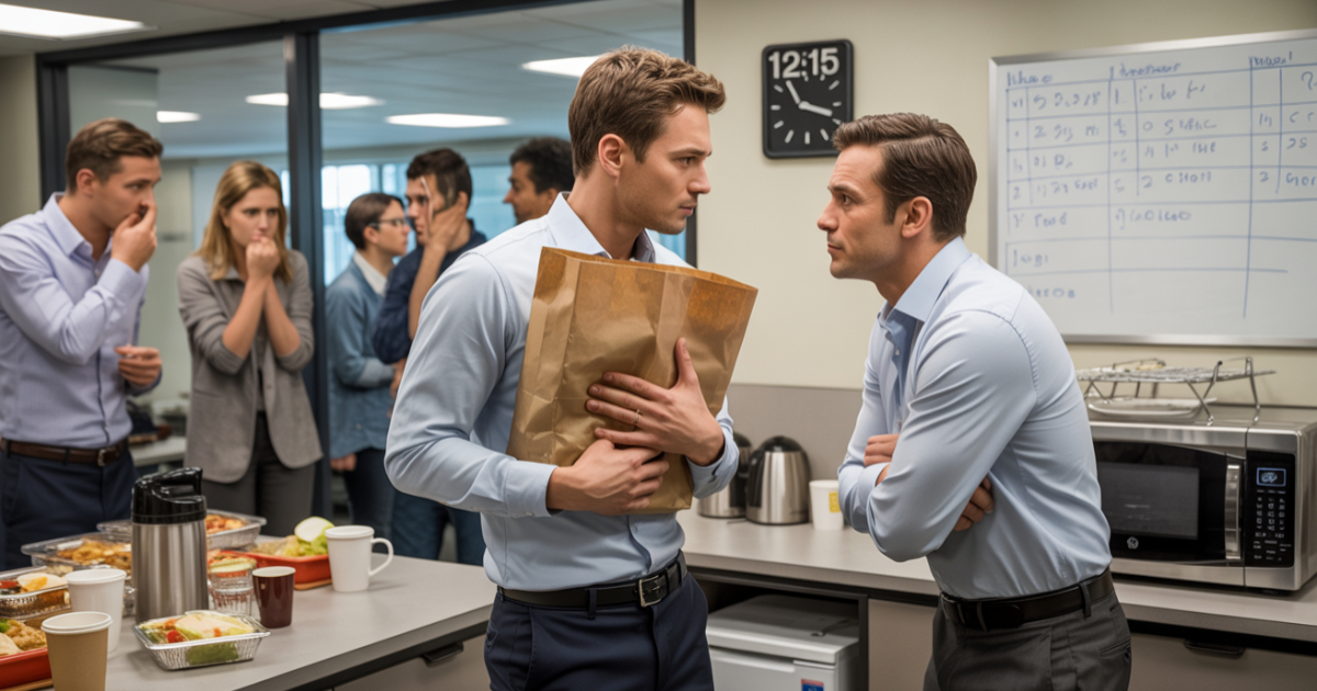 Mooching Coworker Tries To Weasel Lunches, Gets Dragged Into The Boss’s Office