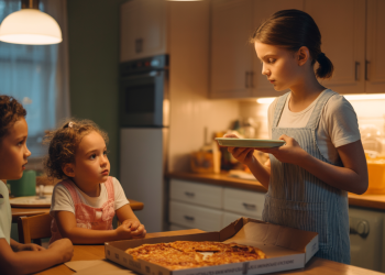 Babysitter Gets Accused Of “Eating The Kids’ Dinner” After Having Pizza With Them