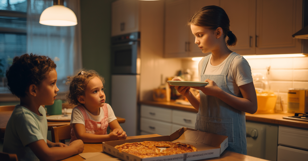Babysitter Gets Accused Of “Eating The Kids’ Dinner” After Having Pizza With Them
