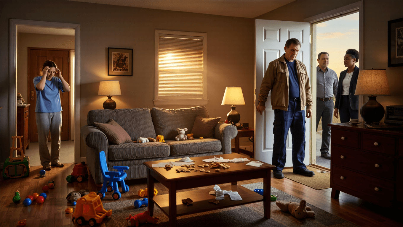 Husband Shames Stay-at-Home Mom After Surprise Guests Walk Into a Messy House