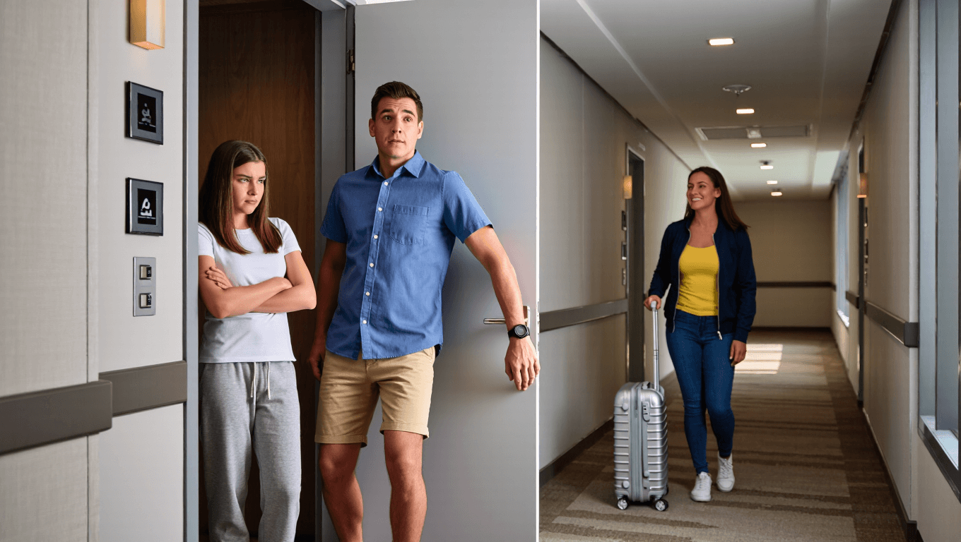 Fiancée Ignores “No,” Appears at Hotel Door, Then Loses Her Future Husband