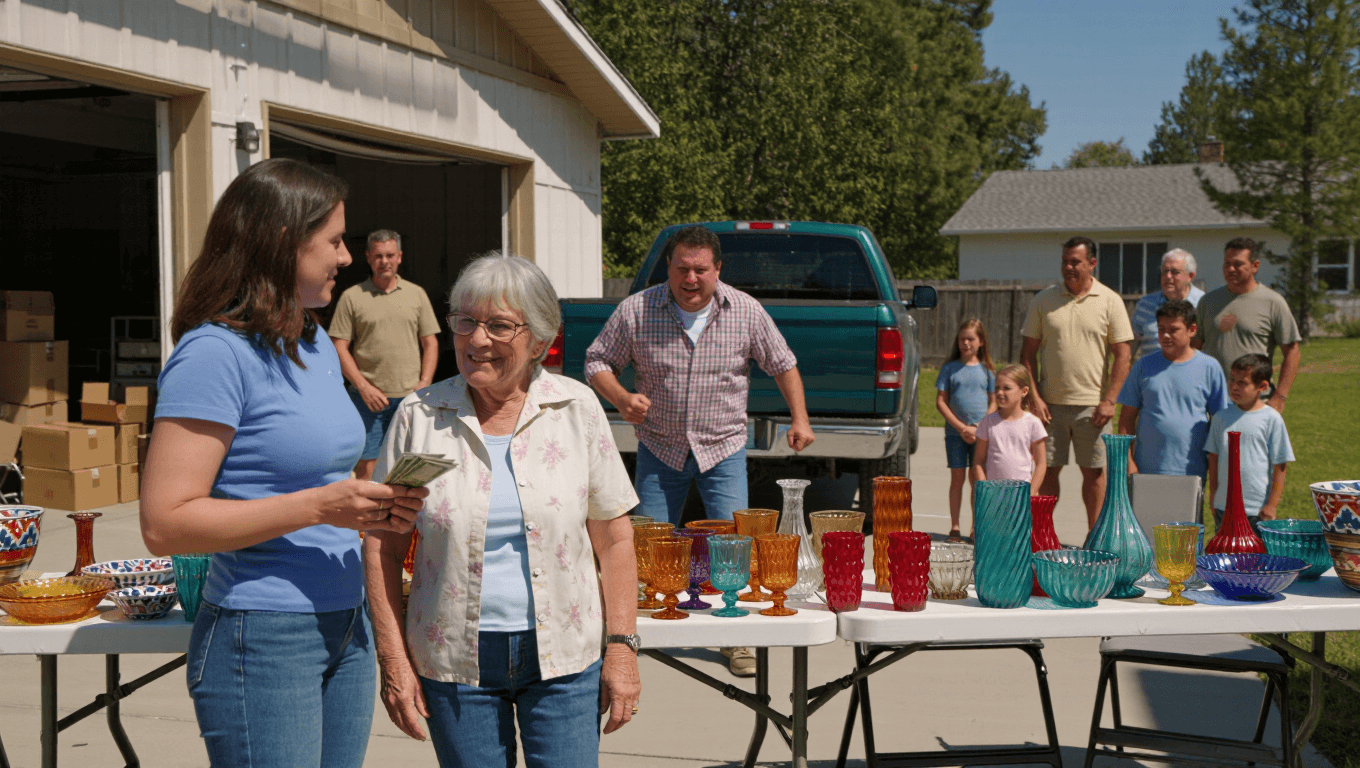 Haggler Explodes When Buyer Pays Full Price at a Garage Sale