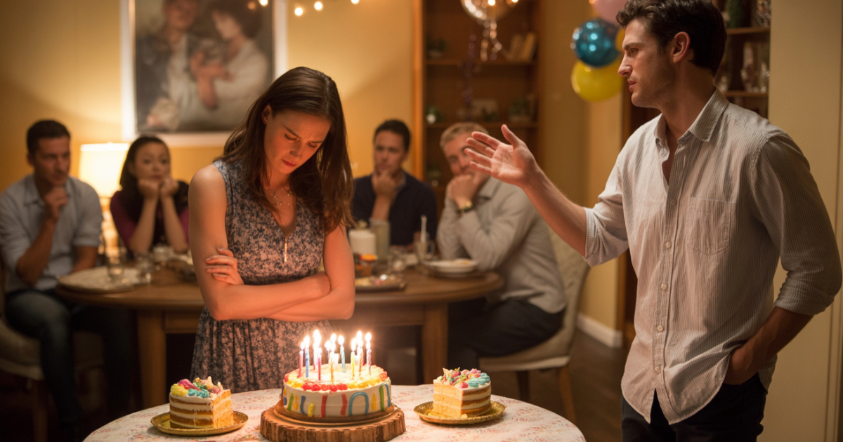 Woman Bakes Vegan Cake For Husband, He Calls It Useless In Front Of Guests