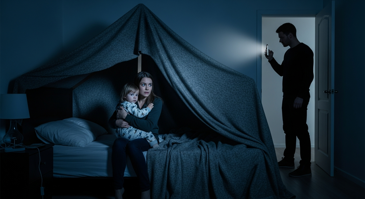 Woman Leaves Husband After He Threatens to Dissolve Adoption Over a Bed Tent