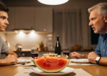 Student Supporting Family Gets Scolded by Unemployed Stepdad for Eating His Own Watermelon