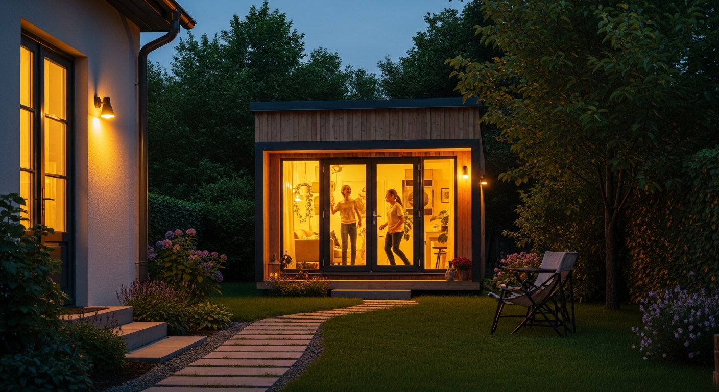 Parents Clash After Father Moves Two Teenage Boys into a Custom "Garden Suite"