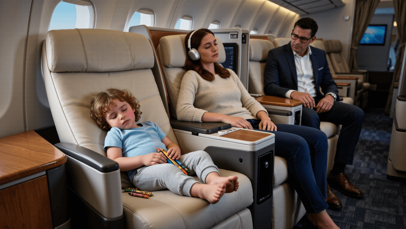Man Loses It After Family Books Their Toddler a First Class Seat