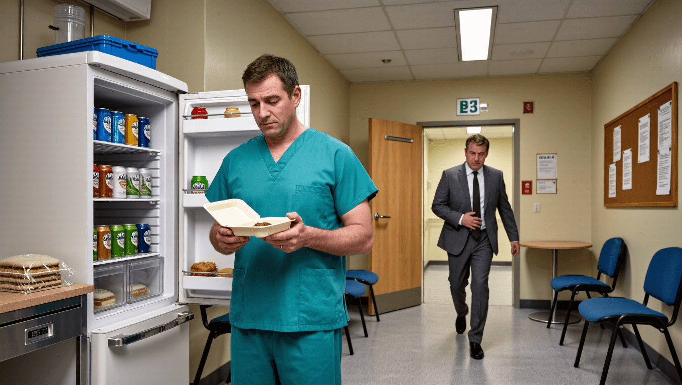 Lunch Thief Learns the Hard Way After Stealing From a Hospital Intern