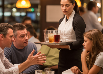 Waitress Refuses To Mediate Couple’s Argument, Wife Demands $40 Tip Back And Gets Shut Down