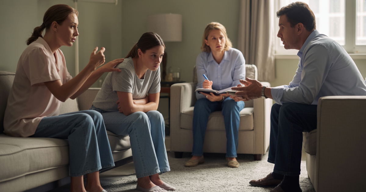 Teen Stops Participating In Family Therapy After Mom Accuses Her Of Lying Teen Stops Participating In Family Therapy After Mom Accuses Her Of Lying