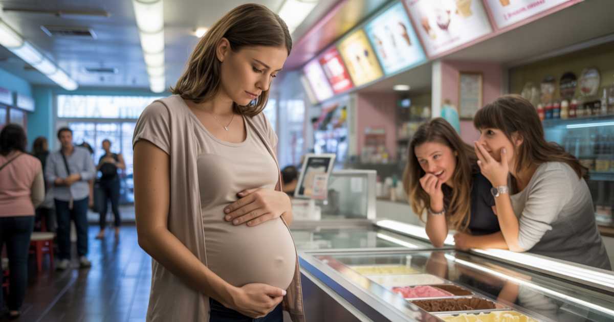 Pregnant Woman Shamed By Family For Rubbing Her Belly In Public