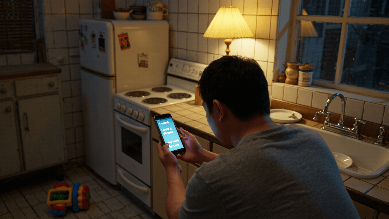 Wife Wants a Divorce, Then Asks Him to Handle Her Bank Calls, He Says No Wife Wants a Divorce, Then Asks Him to Handle Her Bank Calls, He Says No