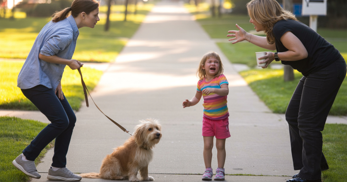 Mom Demands Apology When Dog Barks, Owner Calls Out Her Parenting Instead