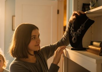 A Teenage Daughter Protects Her Late Mother’s Jewelry During a Tough Family Dispute