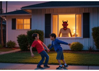 Woman Scares Neighbor’s Kids After They Keep Peeking Into Her Bedroom Woman Scares Neighbor’s Kids After They Keep Peeking Into Her Bedroom