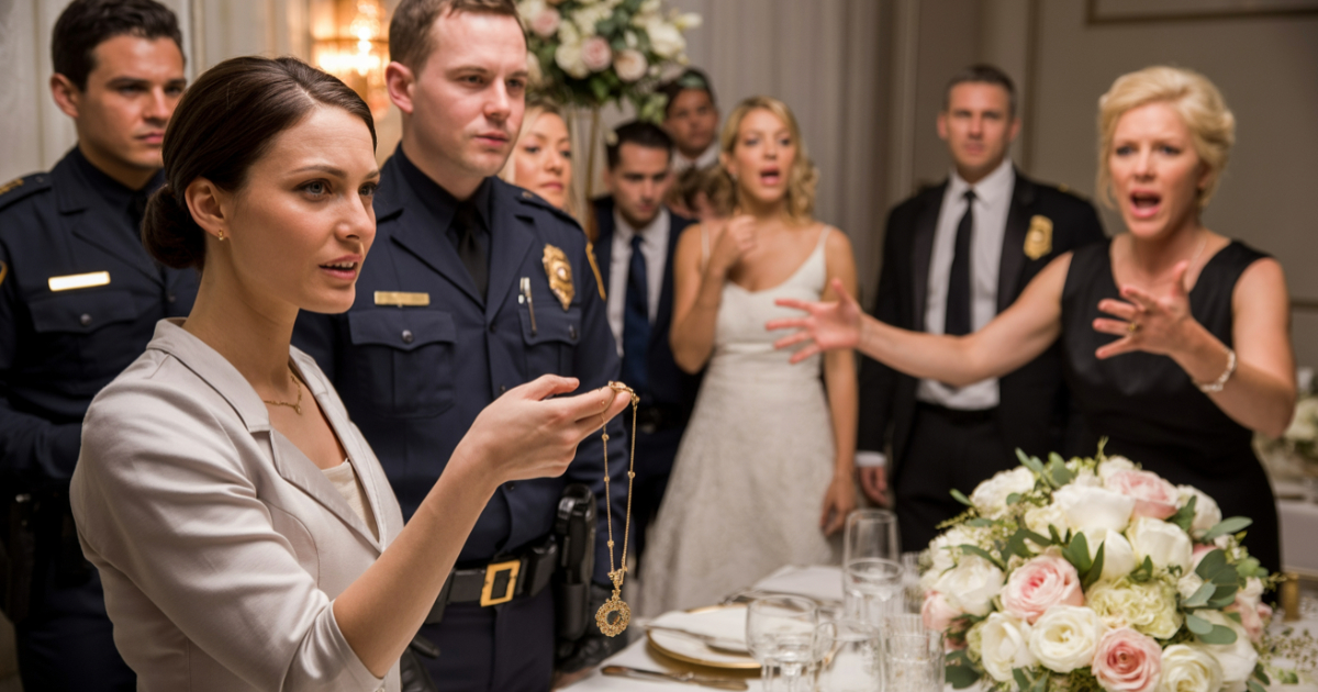 Her Stepsister Stole Her Mom’s Necklace, So She Called The Police At The Wedding