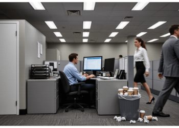 Co-Workers Kept Leaving Trash on His Desk, So He Took Matters Into His Own Hands
