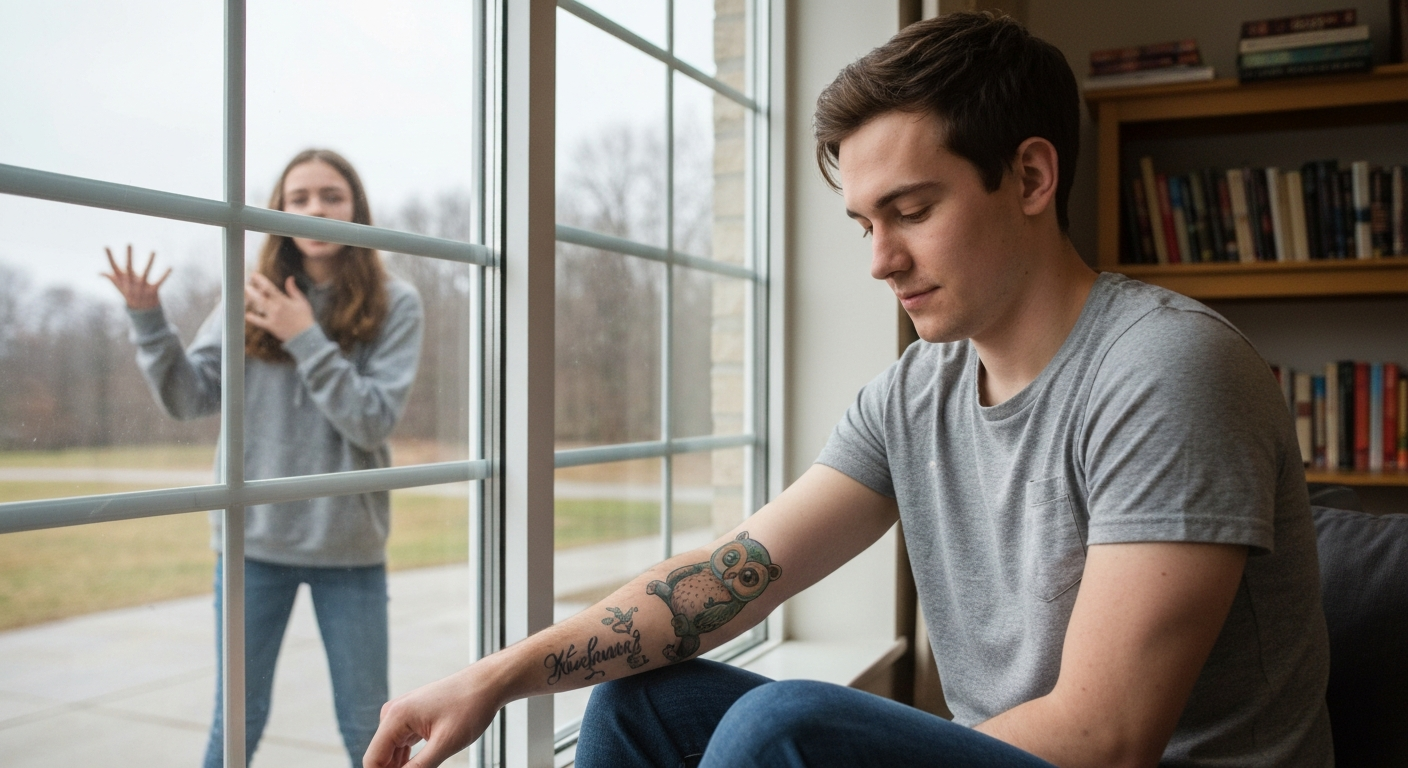 Brother Stands His Ground as Sister Demands Stepmother Be Added to His Memorial Tattoo Brother Stands His Ground as Sister Demands Stepmother Be Added to His Memorial Tattoo