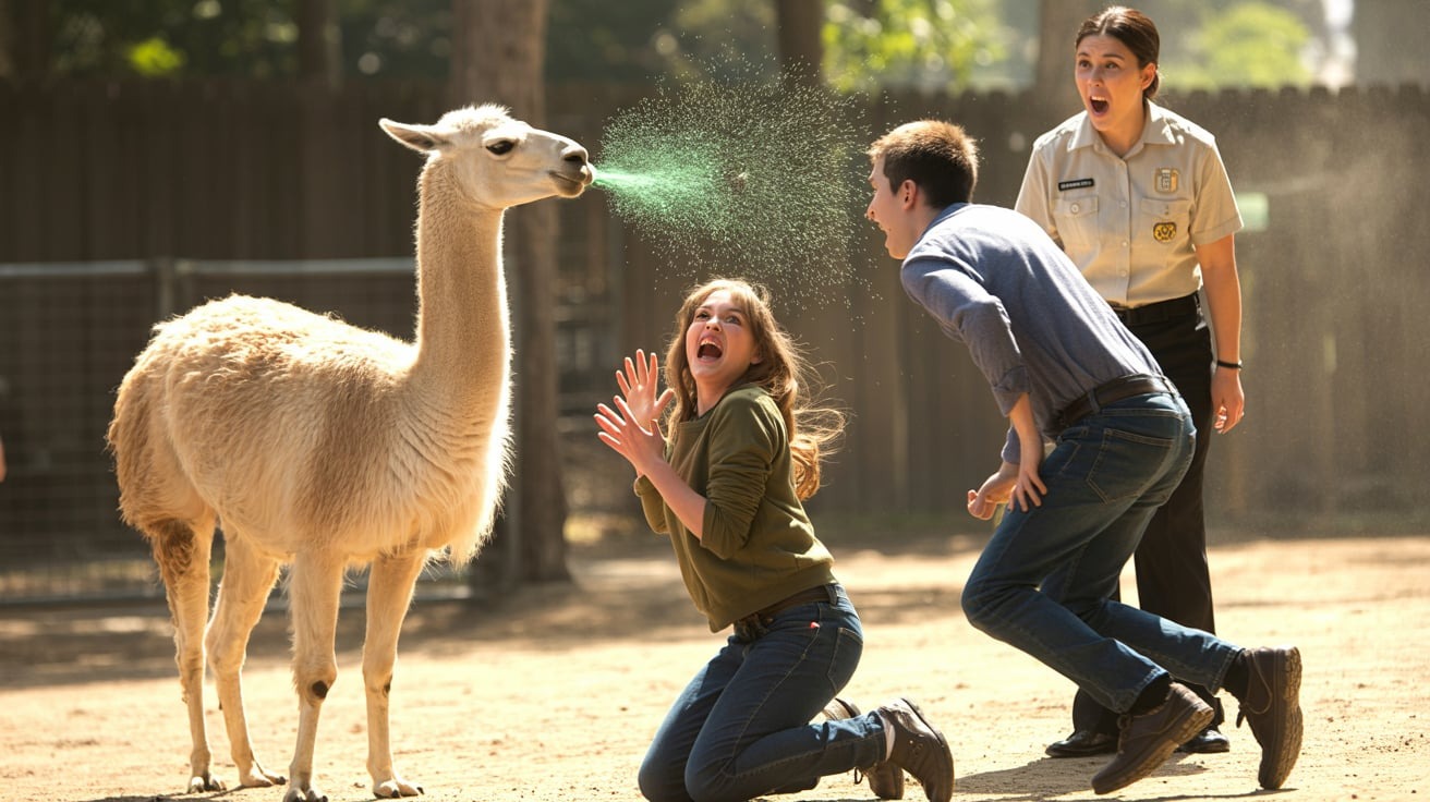 Teenagers Antagonized a Llama - and the Employee Let Nature Handle the Consequences Teenagers Antagonized a Llama - and the Employee Let Nature Handle the Consequences