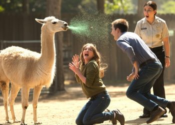 Teenagers Antagonized a Llama - and the Employee Let Nature Handle the Consequences Teenagers Antagonized a Llama – and the Employee Let Nature Handle the Consequences
