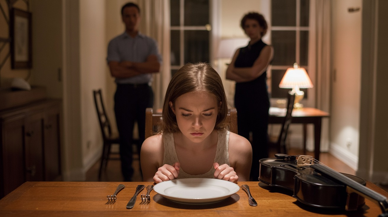 She Refused Violin For Dinner, And Now Her Parents Are Taking Away Everything She Loves