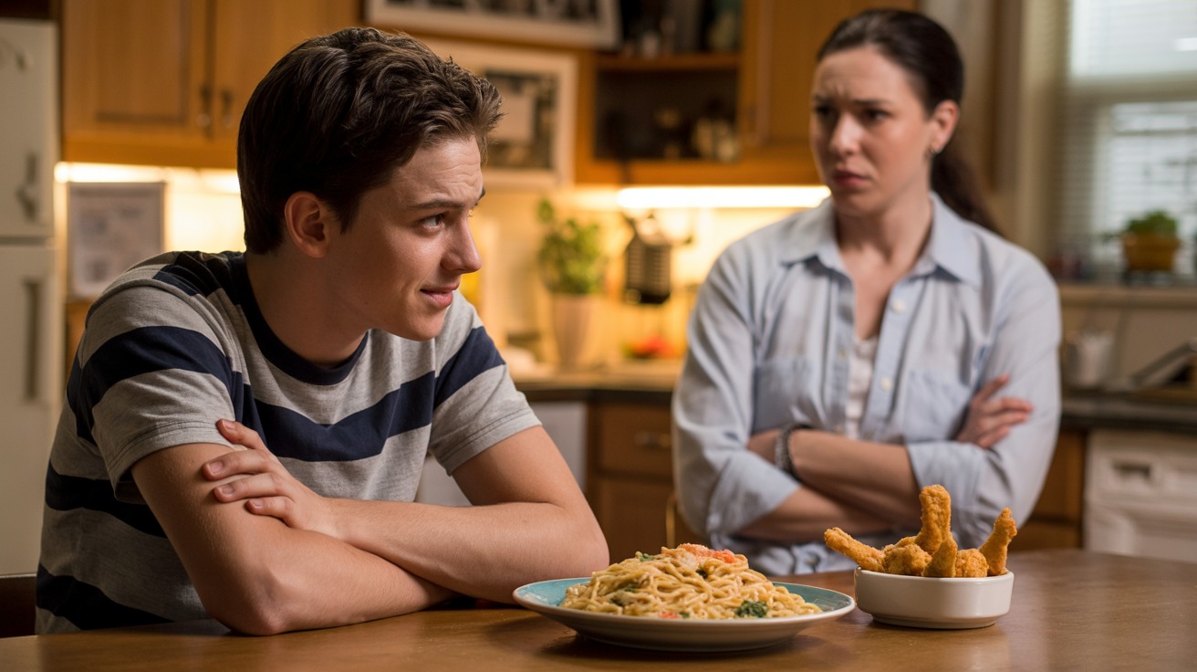 Mom Says She’s Done With Her Daughter After She Gave Autistic Brother Prawn Pasta Mom Says She’s Done With Her Daughter After She Gave Autistic Brother Prawn Pasta