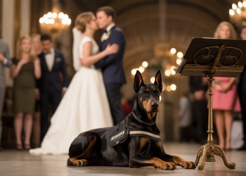 Woman Kicked Out of Wedding For Bringing Her Dobermann Service Dog, Should She Have Left Him Behind? Woman Kicked Out of Wedding For Bringing Her Dobermann Service Dog, Should She Have Left Him Behind?