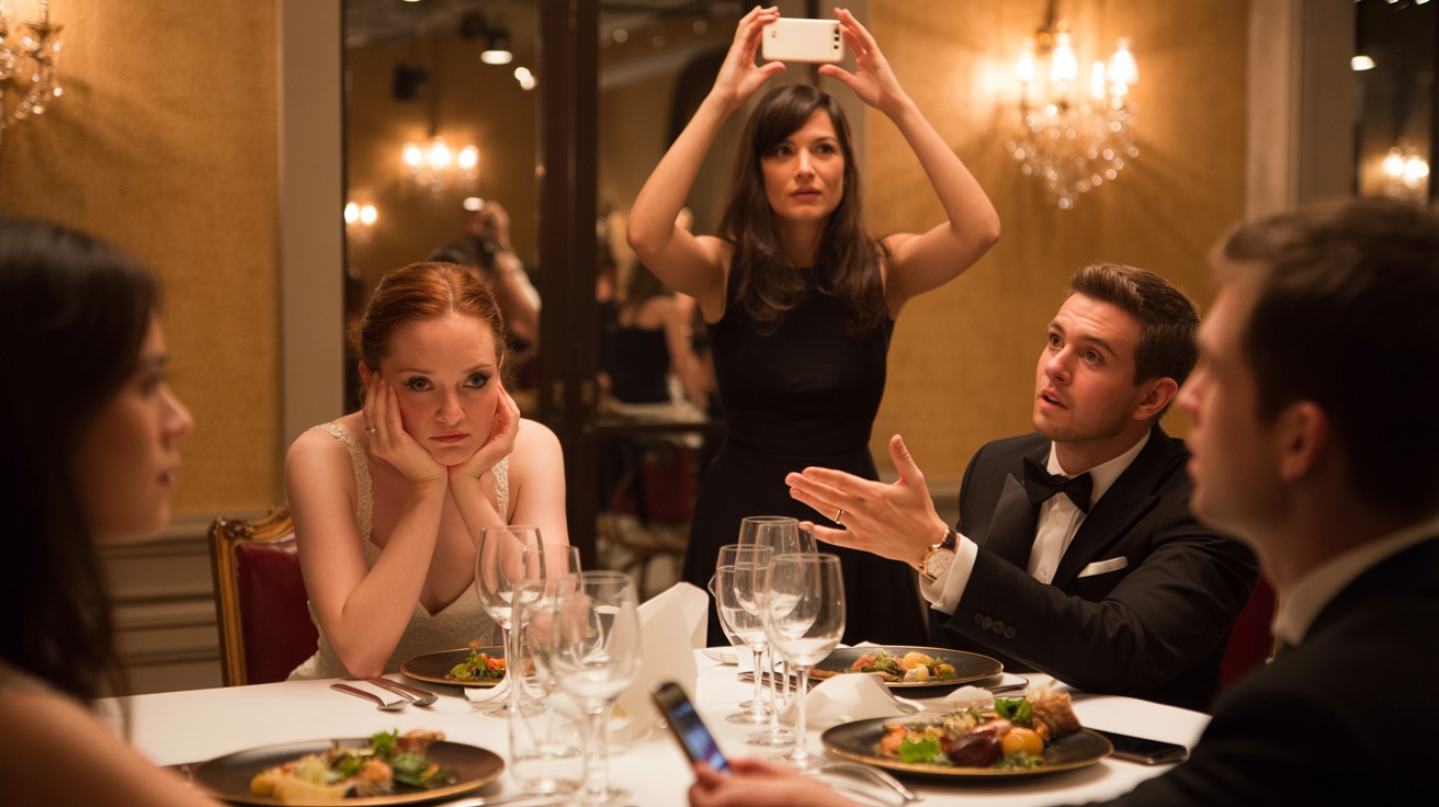 Bride Kicks Sister Out After She Turns Engagement Dinner Into An Influencer Photoshoot