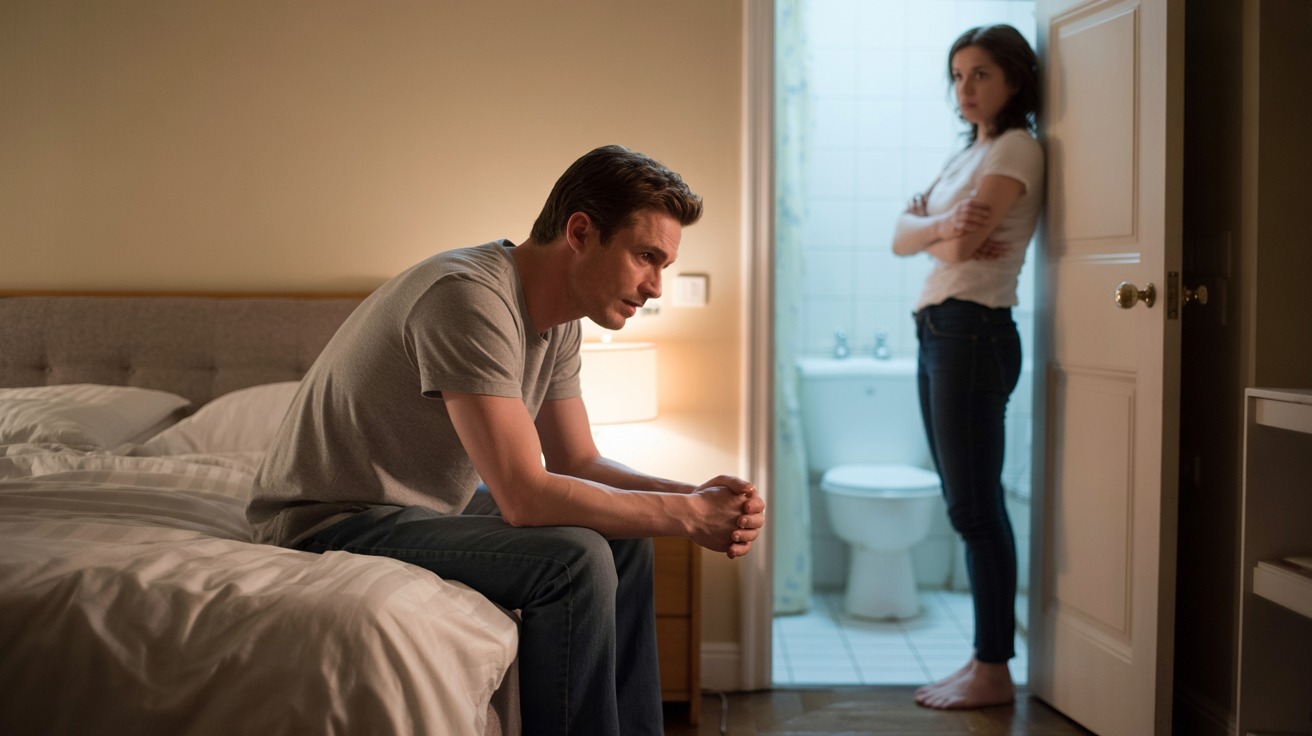 Husband Requests Wife Close Bathroom Door After Pooping, Her Explosive Reaction Leaves Him Confused