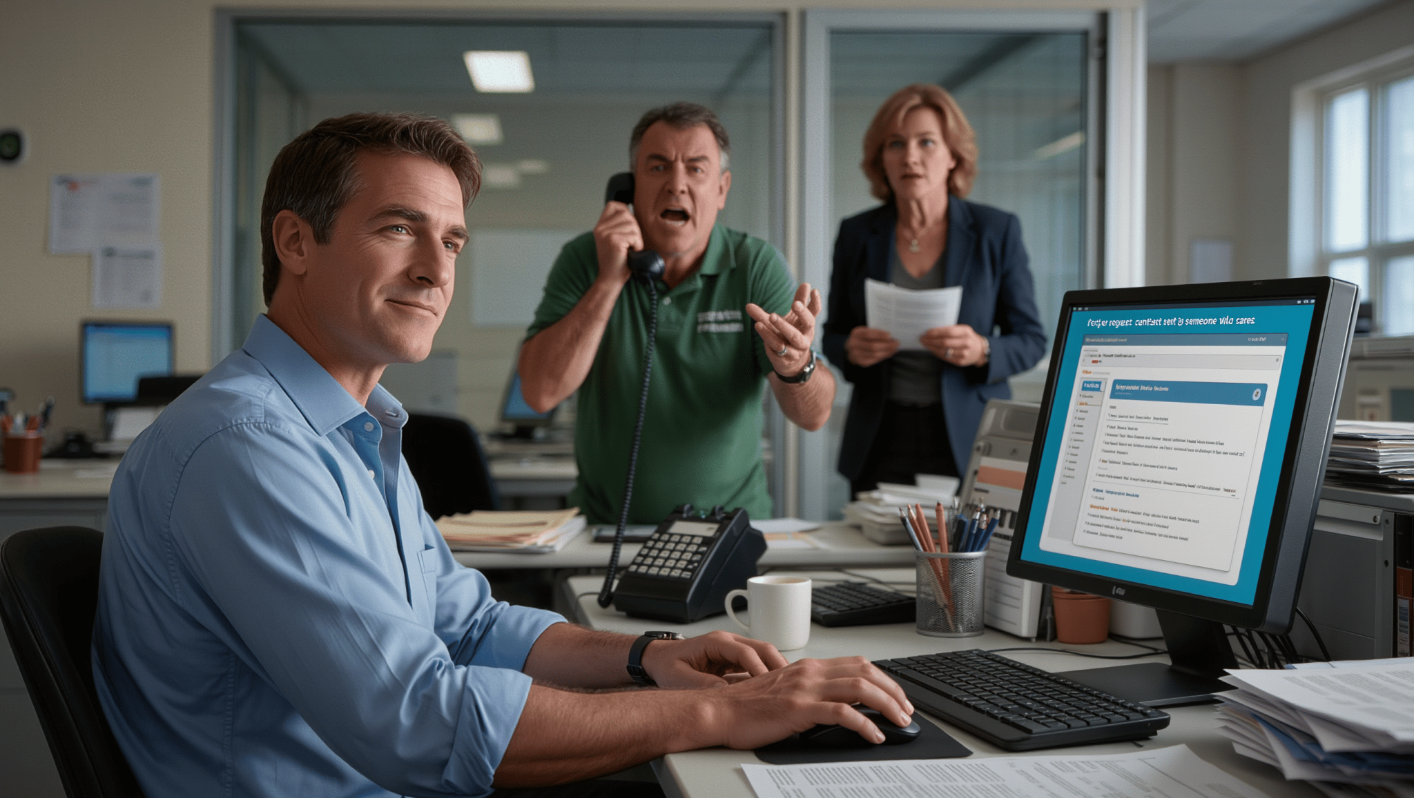 Employee Literally Sends Contract To 'Someone Who Cares', Watching Rude ...