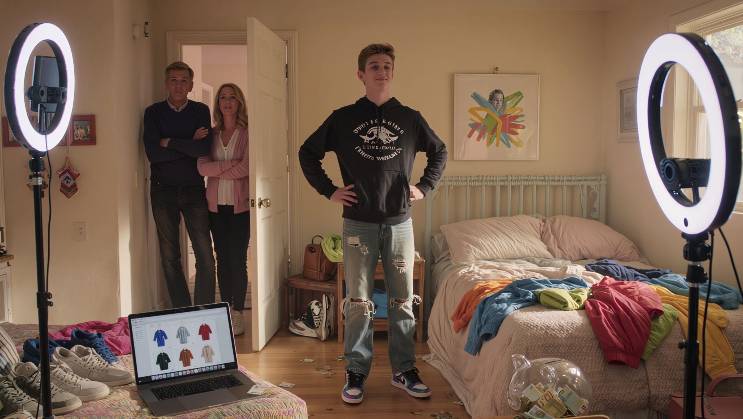 Teen Turns Thrift Shopping Into Easy Cash Flow, Parents Demand He Trades It For Real Hardship Teen Turns Thrift Shopping Into Easy Cash Flow, Parents Demand He Trades It For Real Hardship