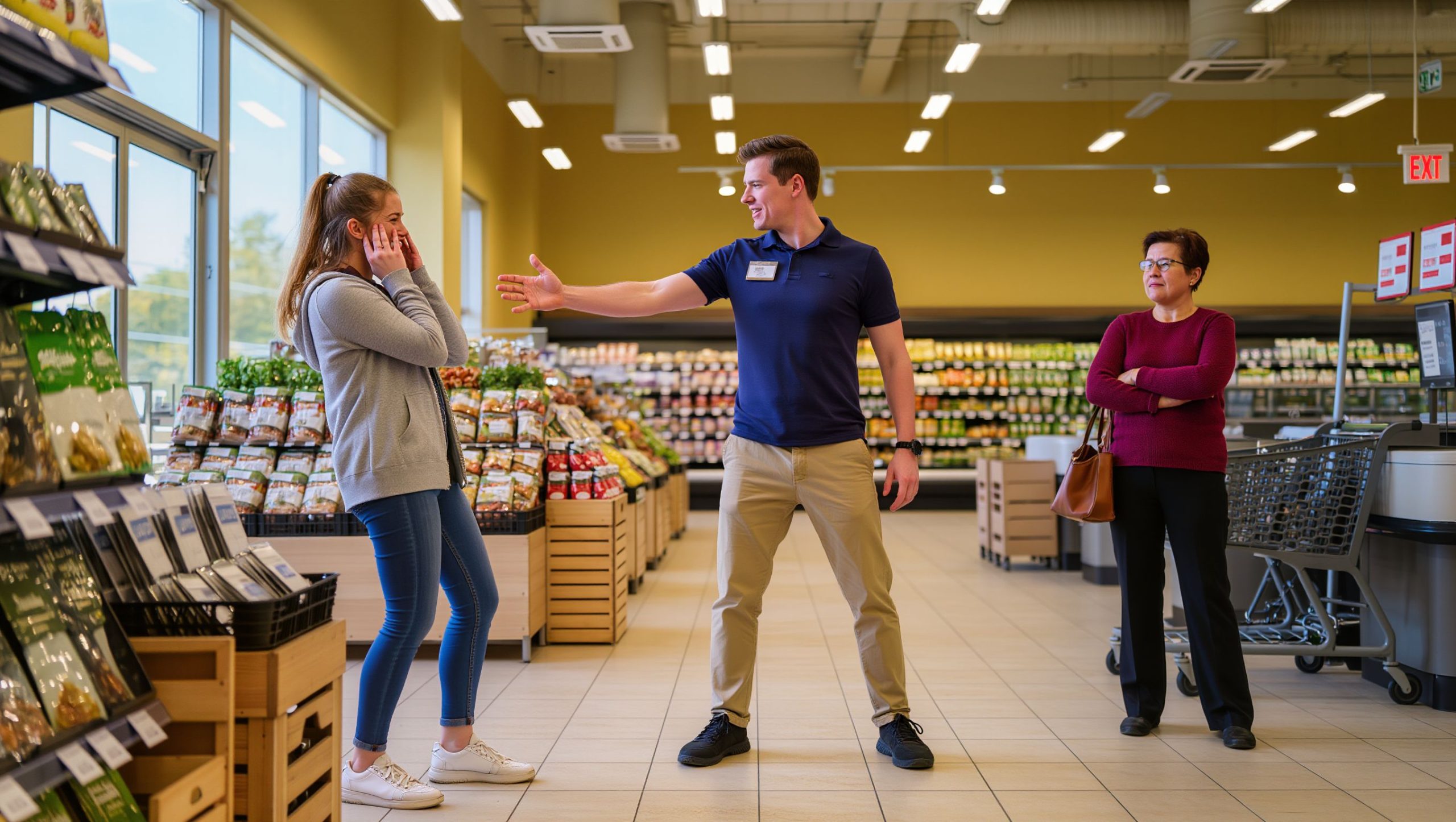 Karen Demands Manager Fires Lazy Grocery Employee For Refusing Service, Turns Out It's His Wife Karen Demands Manager Fires Lazy Grocery Employee For Refusing Service, Turns Out It's His Wife