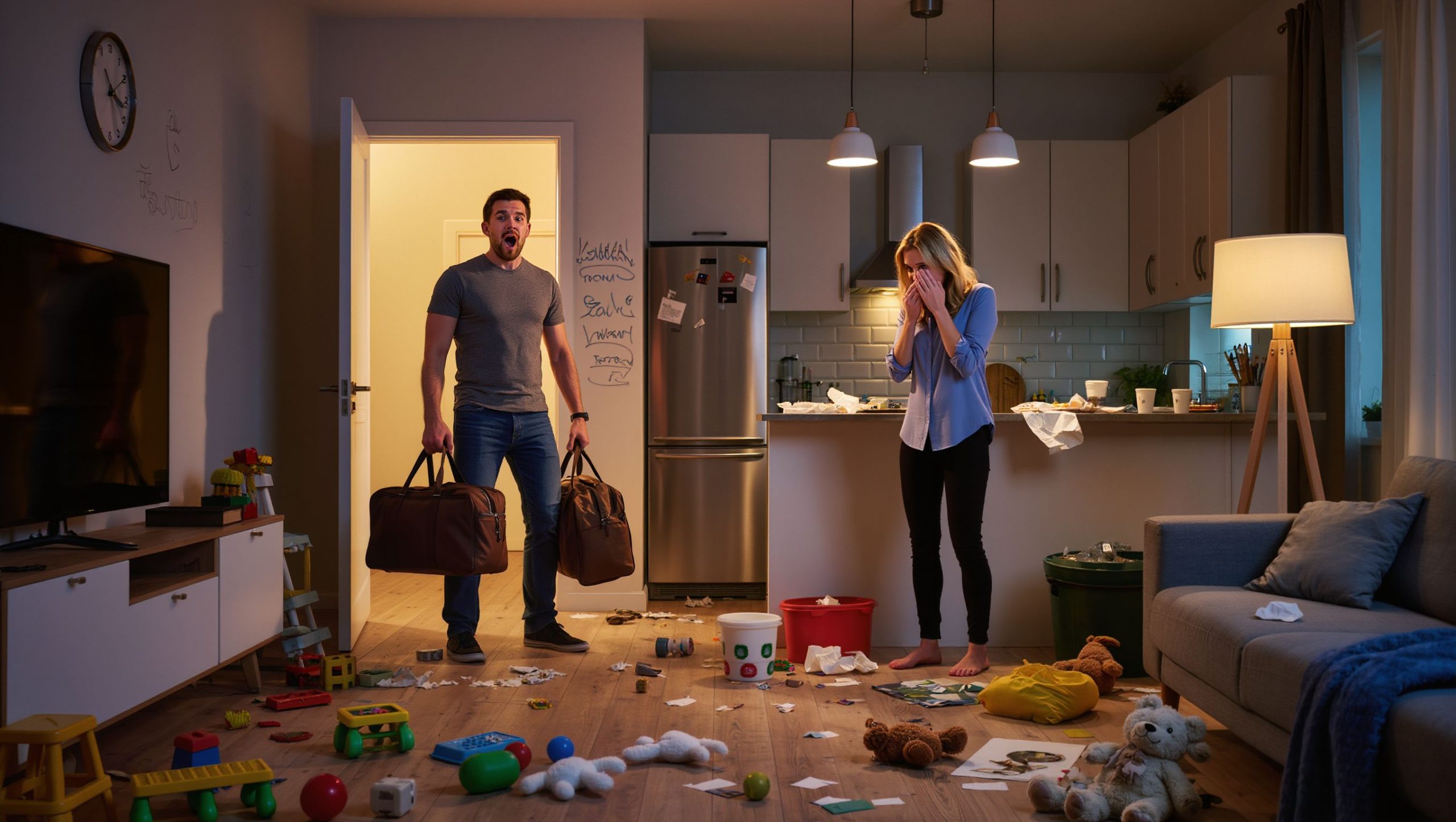 Boyfriend Abandons Girlfriend To Clean Wrecked Apartment Alone After Her Sister And Partner Trash Everything